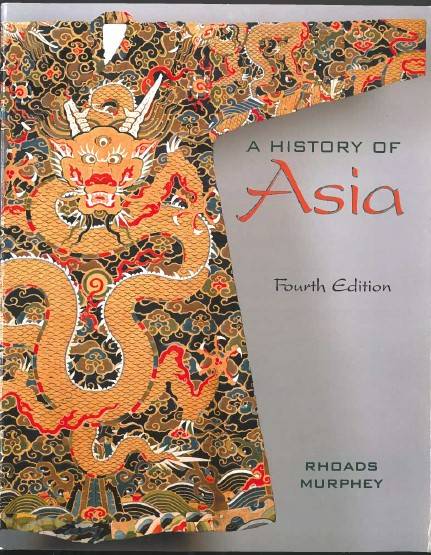 book titled A History of Asia.